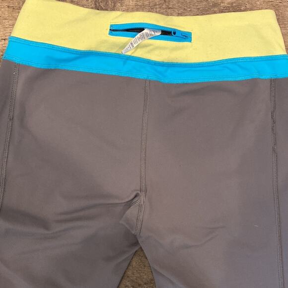 IVIVVA Grey Blue Full Length Ruffled Leggings Size 12 - Picture 10 of 10